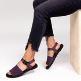 Suva- Violet Flats Top Only